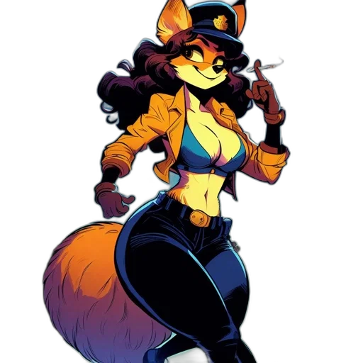 staff, hat, jacket, concept art transparent PNG cut-out