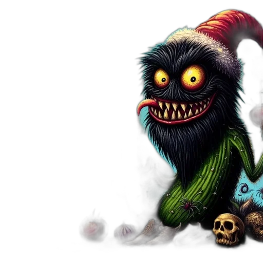 creature, mask, animal, concept art transparent PNG cut-out