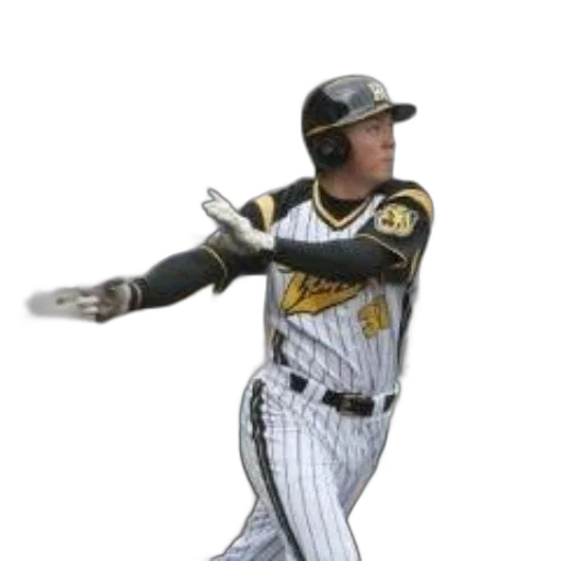 staff, baseball, player, striped transparent PNG cut-out