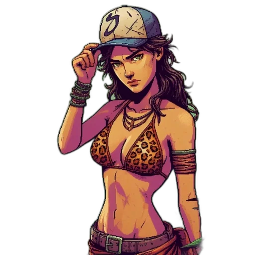hat, comic book art, concept art, pixel art transparent PNG cut-out