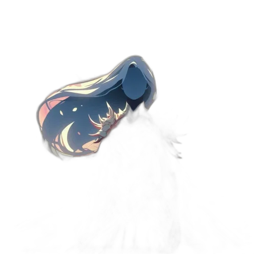 hair, mask, crown, creature transparent PNG cut-out
