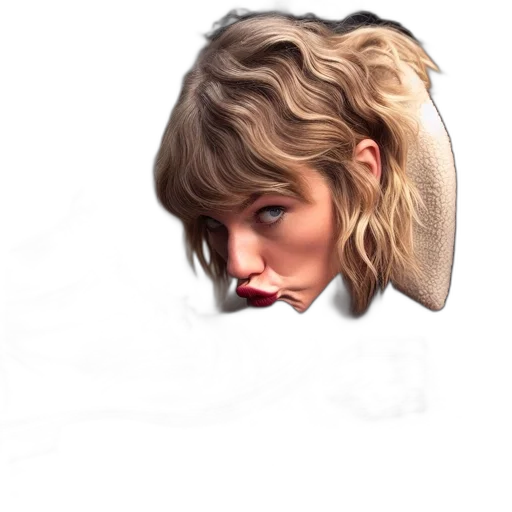 face, hair, hat, mask transparent PNG cut-out