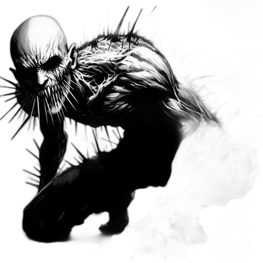 creature, mask, face, hair transparent PNG cut-out