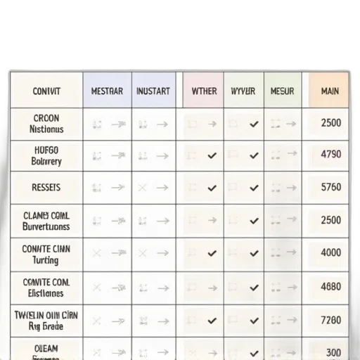 earth tones, conversion, chart, compare transparent PNG cut-out