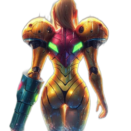 robot, weapon, concept art, comic book art transparent PNG cut-out