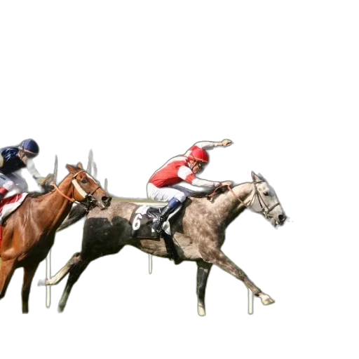 photorealistic, concept art, two, jockeys transparent PNG cut-out