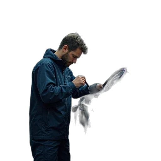 jacket, staff, weapon, umbrella transparent PNG cut-out