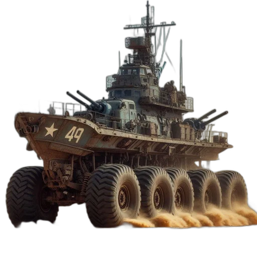 weapon, car, robot, animal transparent PNG cut-out