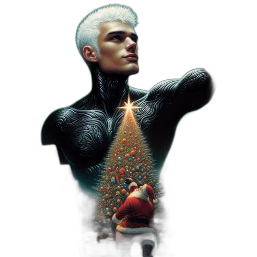 robot, jacket, comic book art, concept art transparent PNG cut-out