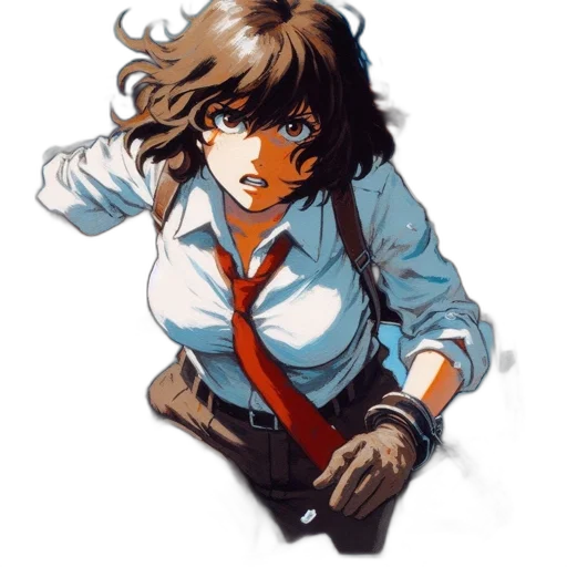 staff, weapon, jacket, face transparent PNG cut-out