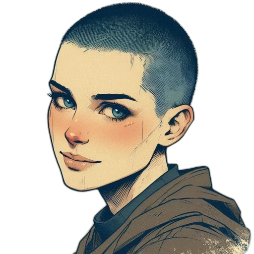 face, staff, weapon, fantasy art transparent PNG cut-out