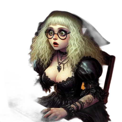 staff, dress, fantasy art, concept art transparent PNG cut-out