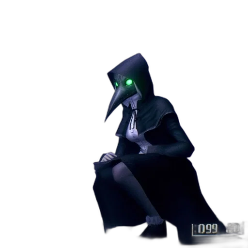 robot, mask, staff, jacket transparent PNG cut-out