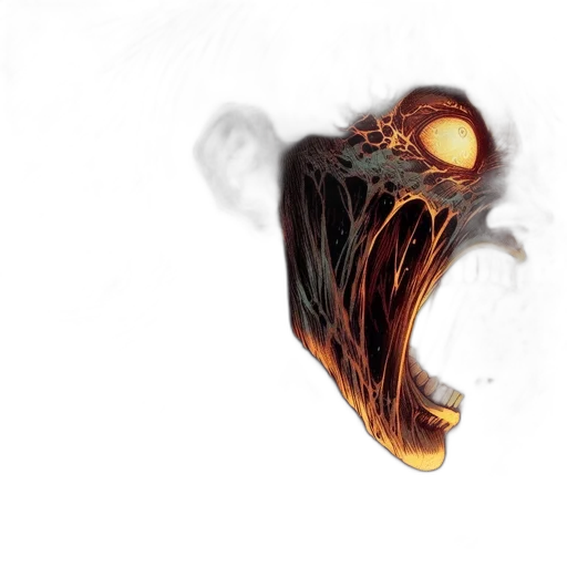 creature, mask, face, dragon transparent PNG cut-out