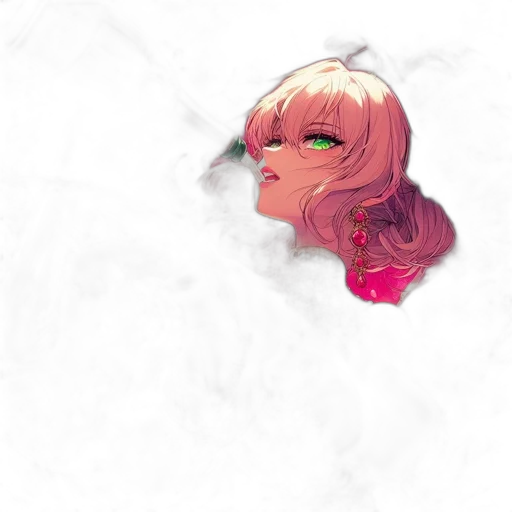 face, mask, hair, creature transparent PNG cut-out