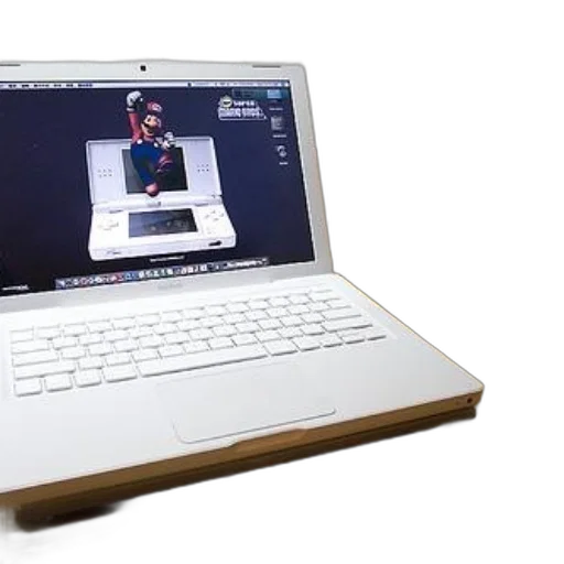 staff, 3d render, white, laptop transparent PNG cut-out