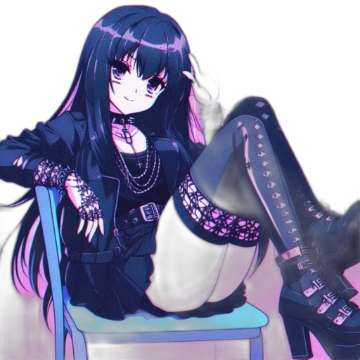 furniture, shoes, anime, cyberpunk transparent PNG cut-out