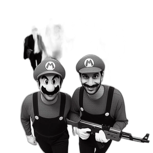 weapon, staff, mask, hat transparent PNG cut-out