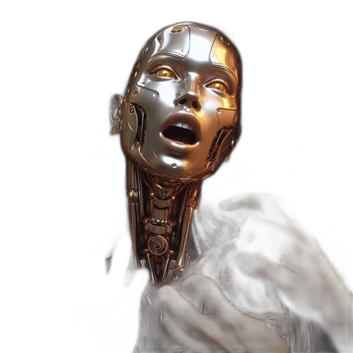 robot, mask, face, jewelry transparent PNG cut-out