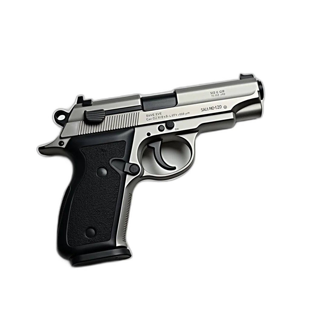 weapon, 3d render, photorealistic, concept art transparent PNG cut-out
