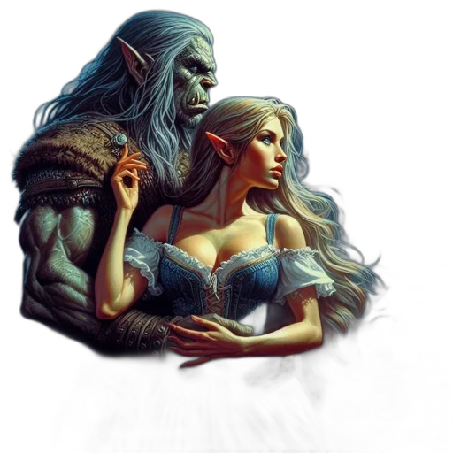 fantasy art, concept art, comic book art, pixel art transparent PNG cut-out