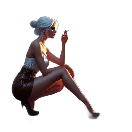 staff, dress, concept art, fantasy art transparent PNG cut-out
