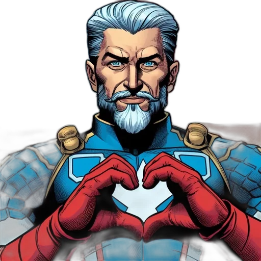 comic book art, concept art, cartoon, blue transparent PNG cut-out