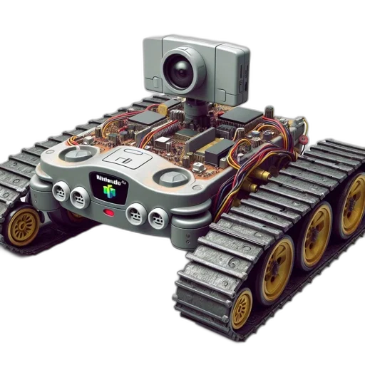robot, weapon, car, cyberpunk transparent PNG cut-out