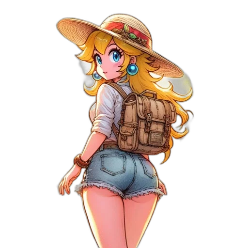 hat, weapon, jacket, staff transparent PNG cut-out