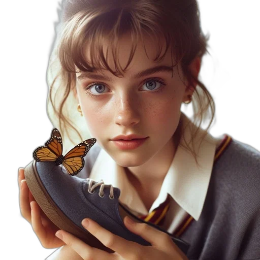 shoes, crown, creature, face transparent PNG cut-out