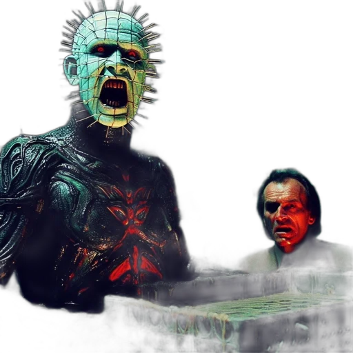 creature, robot, mask, concept art transparent PNG cut-out