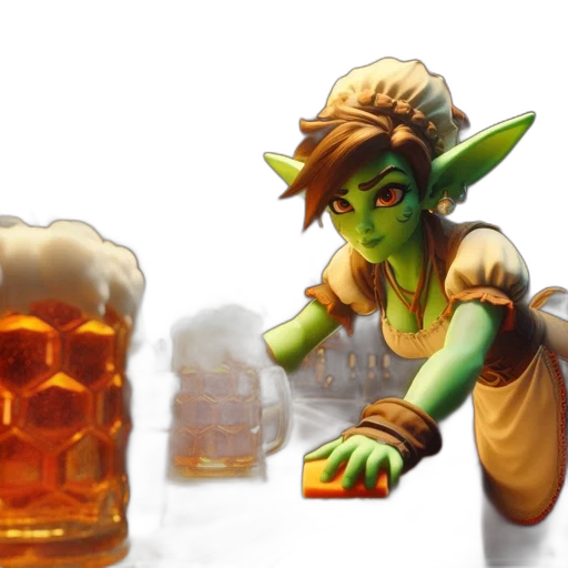 fantasy art, concept art, pixel art, 3d render transparent PNG cut-out