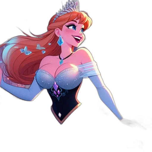crown, dress, concept art, cartoon transparent PNG cut-out