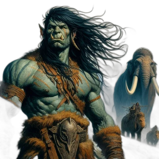 creature, fantasy art, concept art, comic book art transparent PNG cut-out