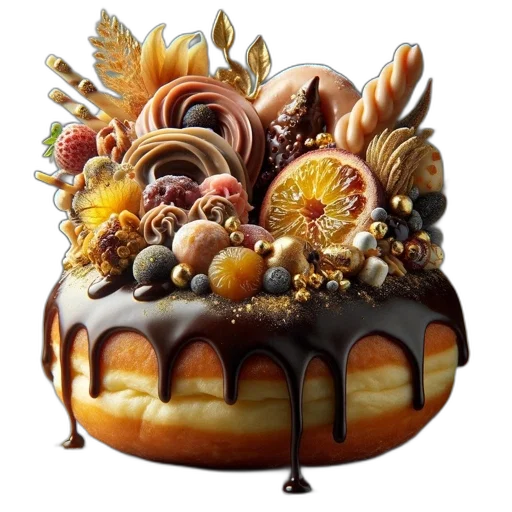 crown, food, hat, photorealistic transparent PNG cut-out