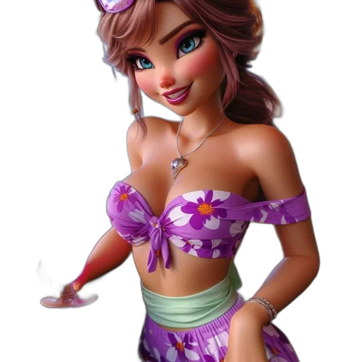 dress, jewelry, 3d render, concept art transparent PNG cut-out