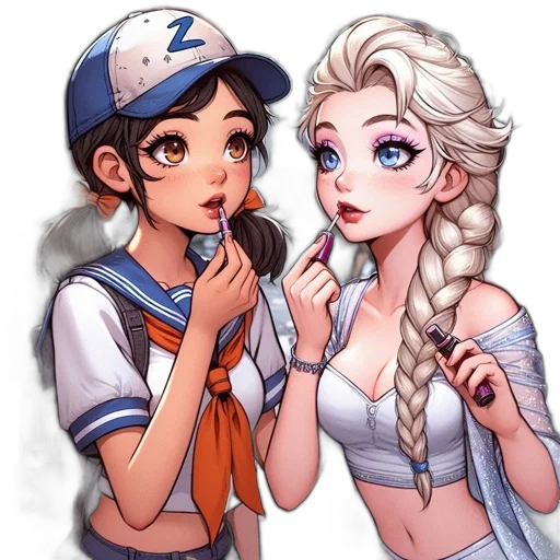 staff, anime, cartoon, fantasy art transparent PNG cut-out