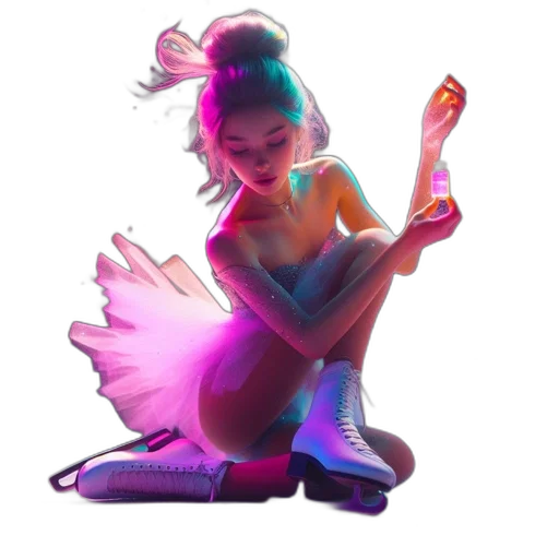weapon, shoes, dress, staff transparent PNG cut-out