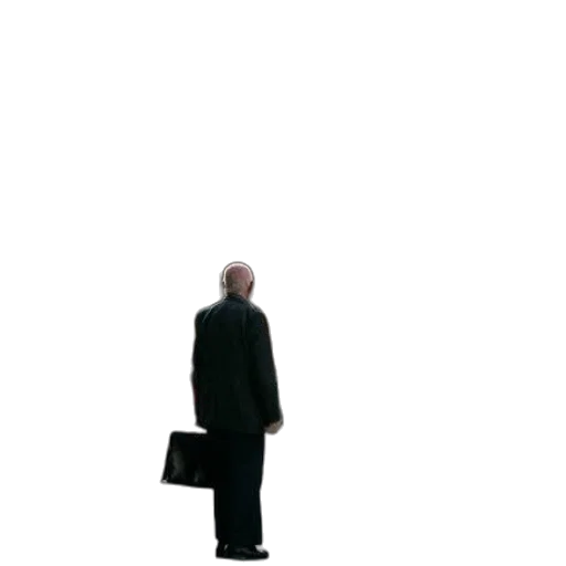staff, jacket, umbrella, robot transparent PNG cut-out