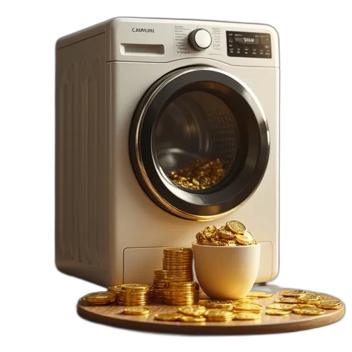 furniture, 3d render, photorealistic, golden transparent PNG cut-out