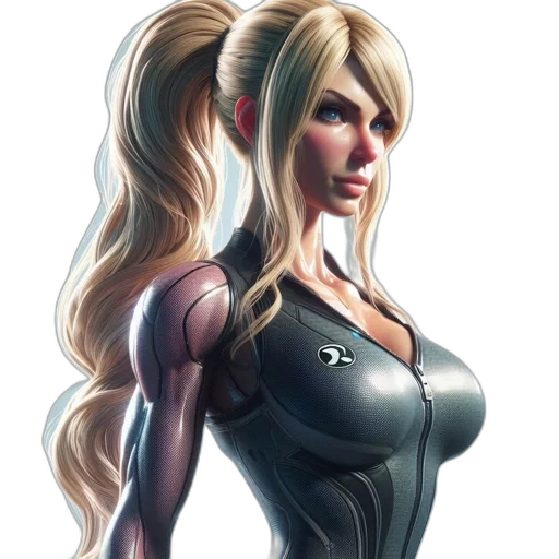 dress, robot, comic book art, concept art transparent PNG cut-out