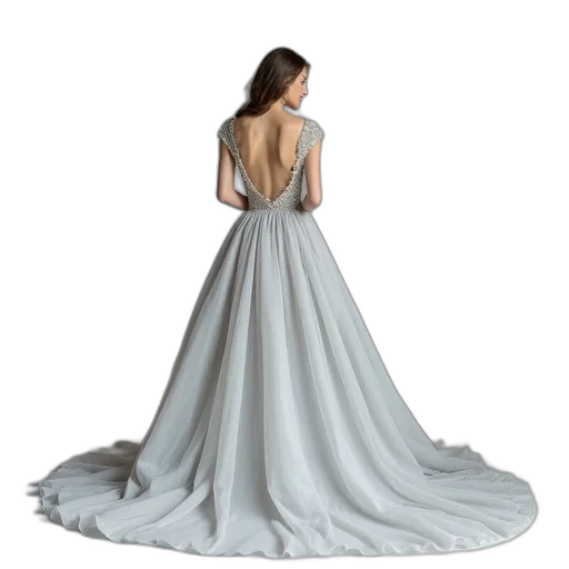 dress, photorealistic, concept art, pastel transparent PNG cut-out