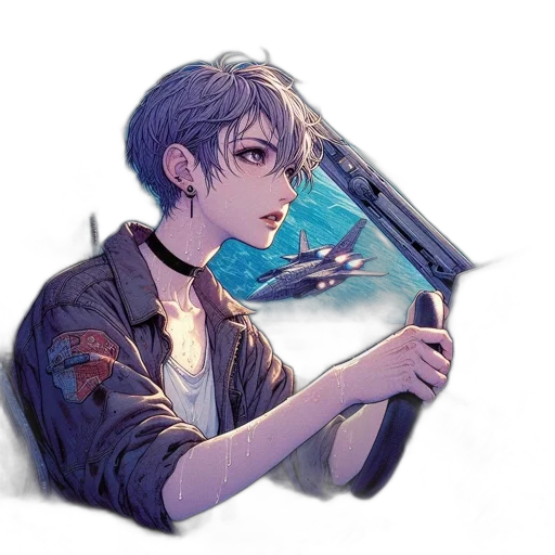 weapon, jacket, sword, staff transparent PNG cut-out