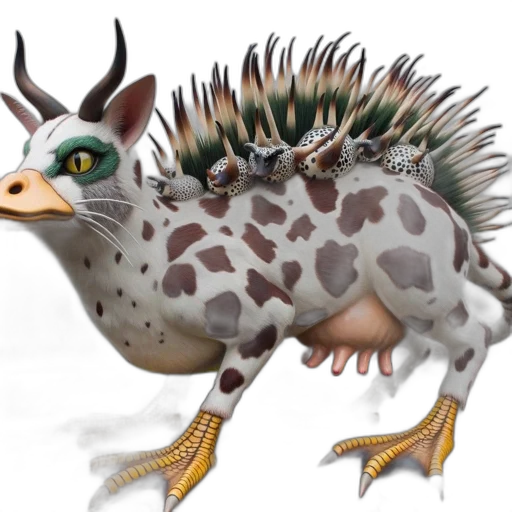 animal, creature, dragon, concept art transparent PNG cut-out
