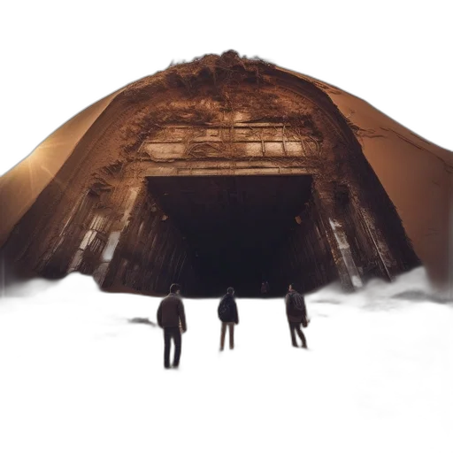 umbrella, building, mask, concept art transparent PNG cut-out