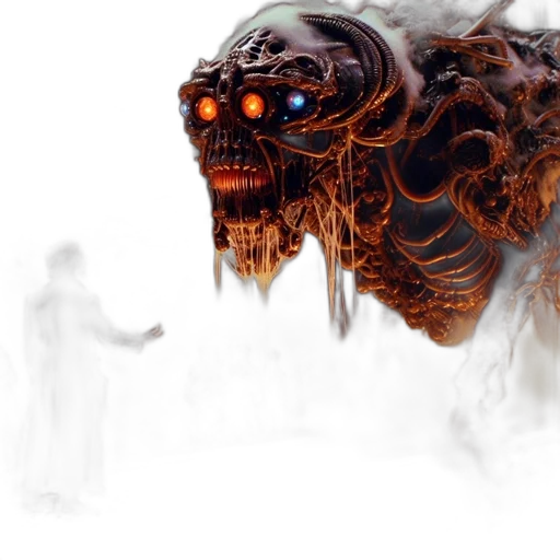 robot, creature, mask, face transparent PNG cut-out