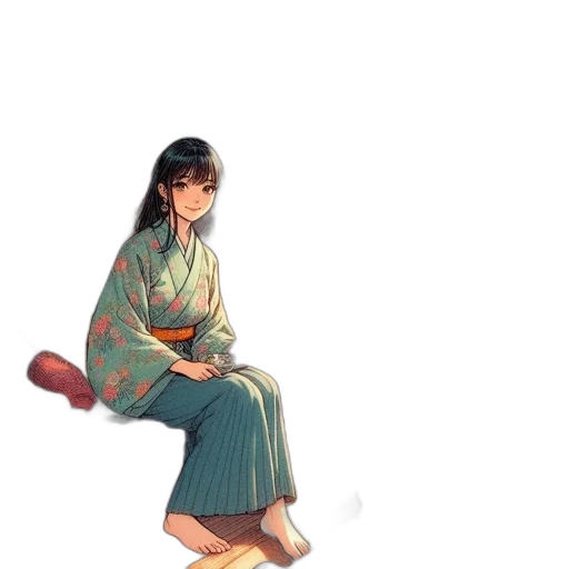 dress, sword, staff, dragon transparent PNG cut-out