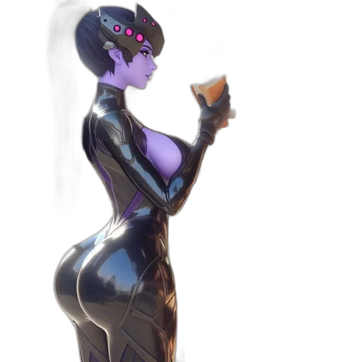 dress, robot, weapon, staff transparent PNG cut-out