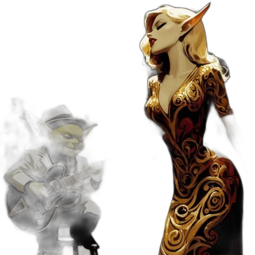 concept art, fantasy art, comic book art, 3d render transparent PNG cut-out