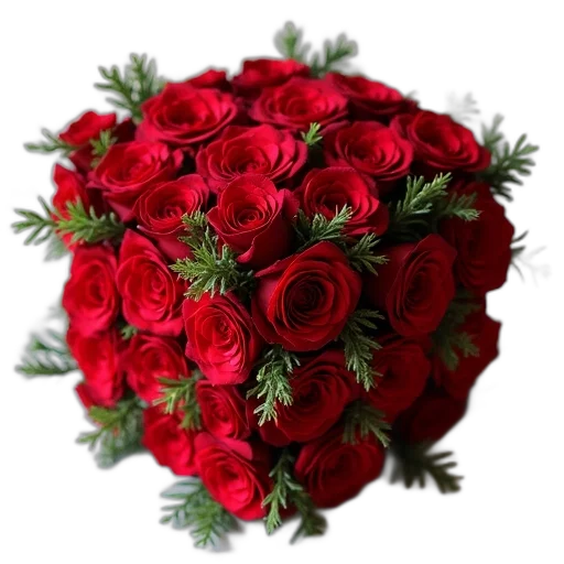 flower, crown, photorealistic, 3d render transparent PNG cut-out